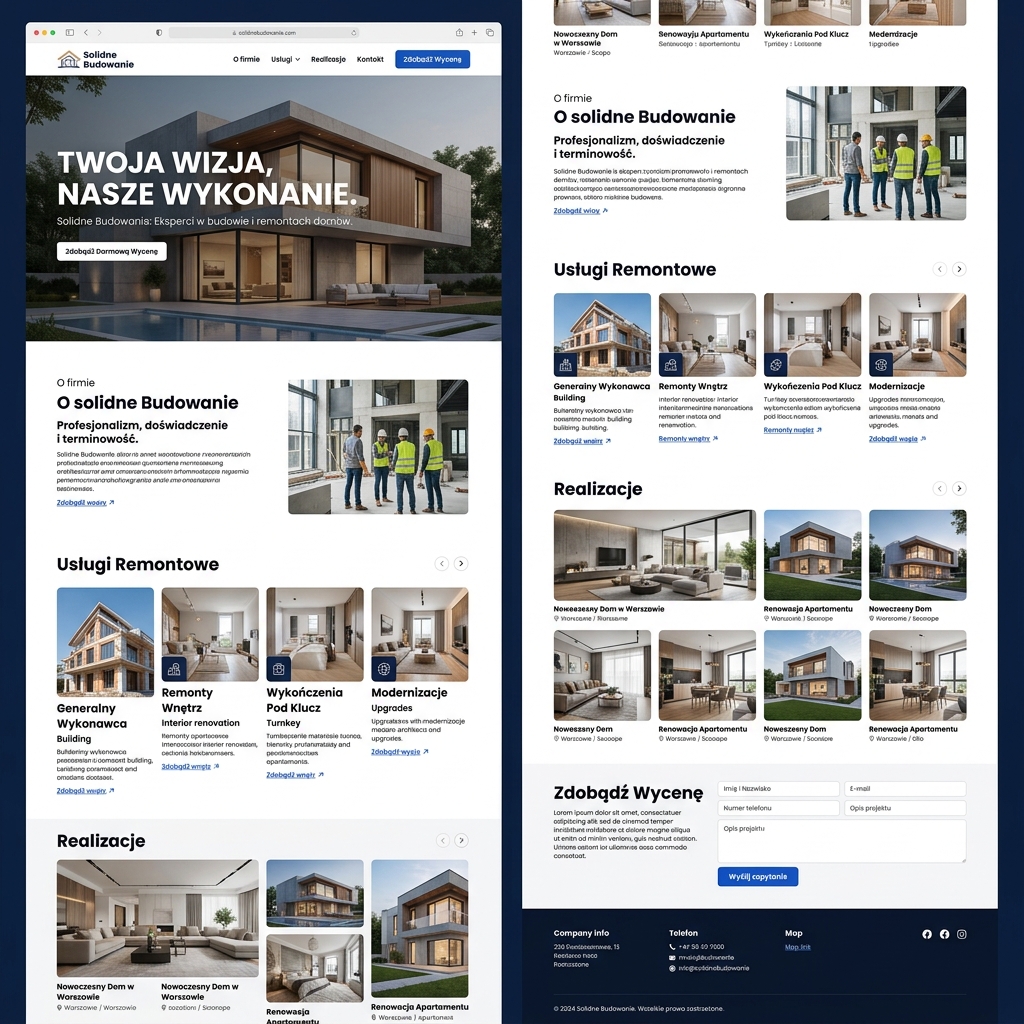 One Page - Solidne Budowanie